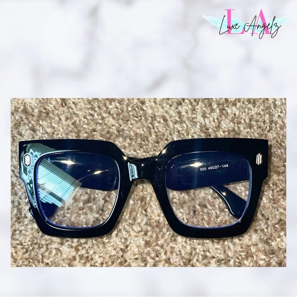 Stylish Black Square Glasses